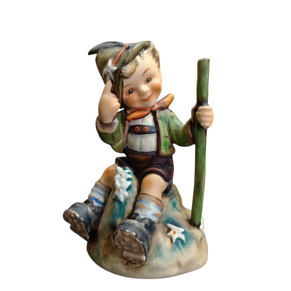 VINTAGE GOEBEL HUMMEL MOUNTAINEER 5" TALL FIGURINE HUMMEL #315 GERMANY 1956
